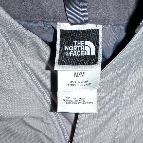 NORTH FACE WOMEN'S HYVENT GREY INSULATED SKI PANTS, DETACHABLE SUSPENDERS SIZE M - Picture 13 of 16